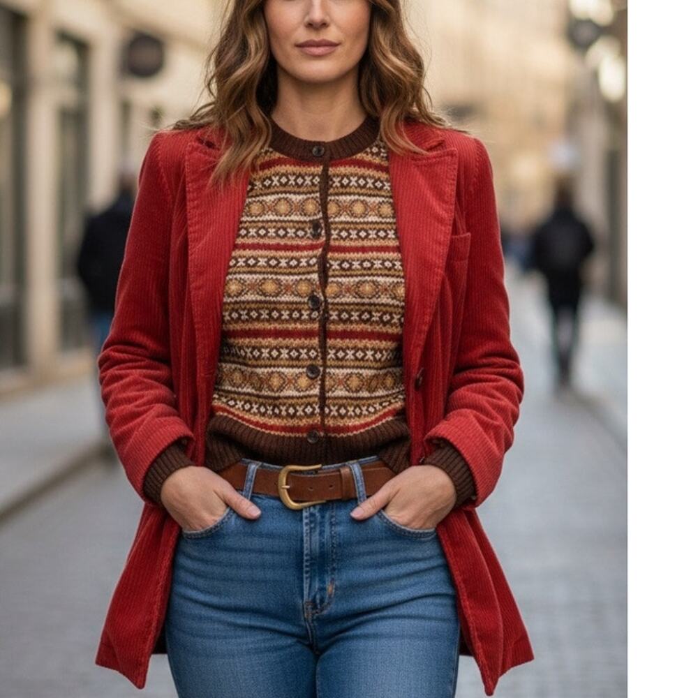 Vintage Newport News corduroy blazer jacket